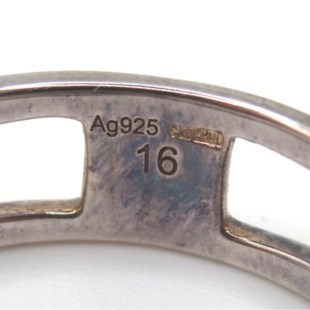 Authentic Gucci Interlocking G Ring Ag925 [Used] - image 7
